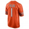 Camiseta Hombre Chicago Bears Justin Fields 1 Nike Anaranjado 2021 NFL Draft